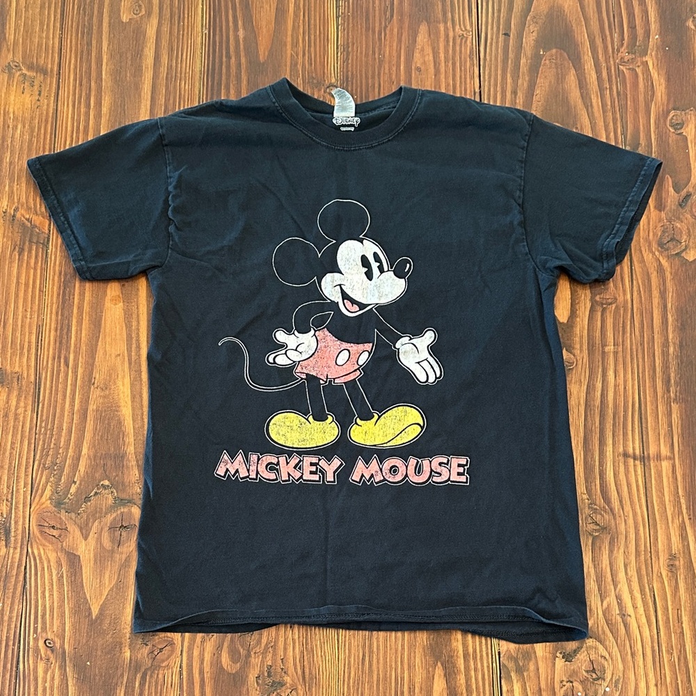Disney Black Mickey Mouse vintage medium T-Shirt